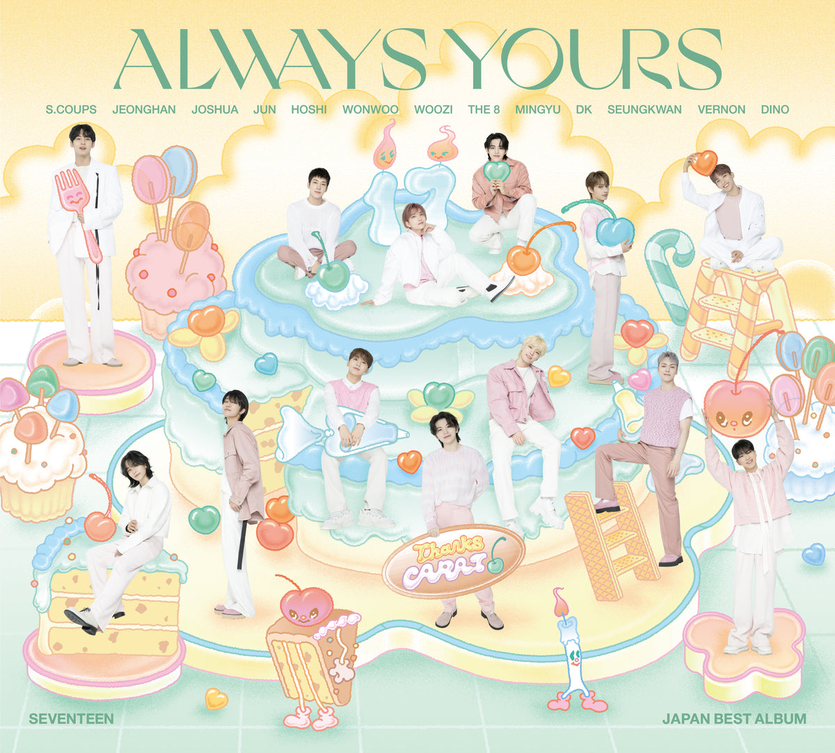 SEVENTEEN JAPAN BEST ALBUM [ALWAYS YOURS] Edición C 