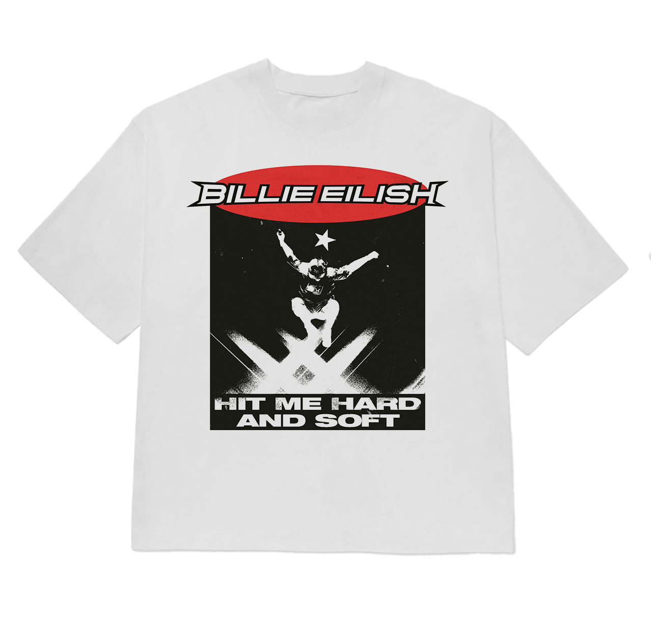 Billie Eilish - Camiseta Hit Me Hard and Soft Live In 3D Jump