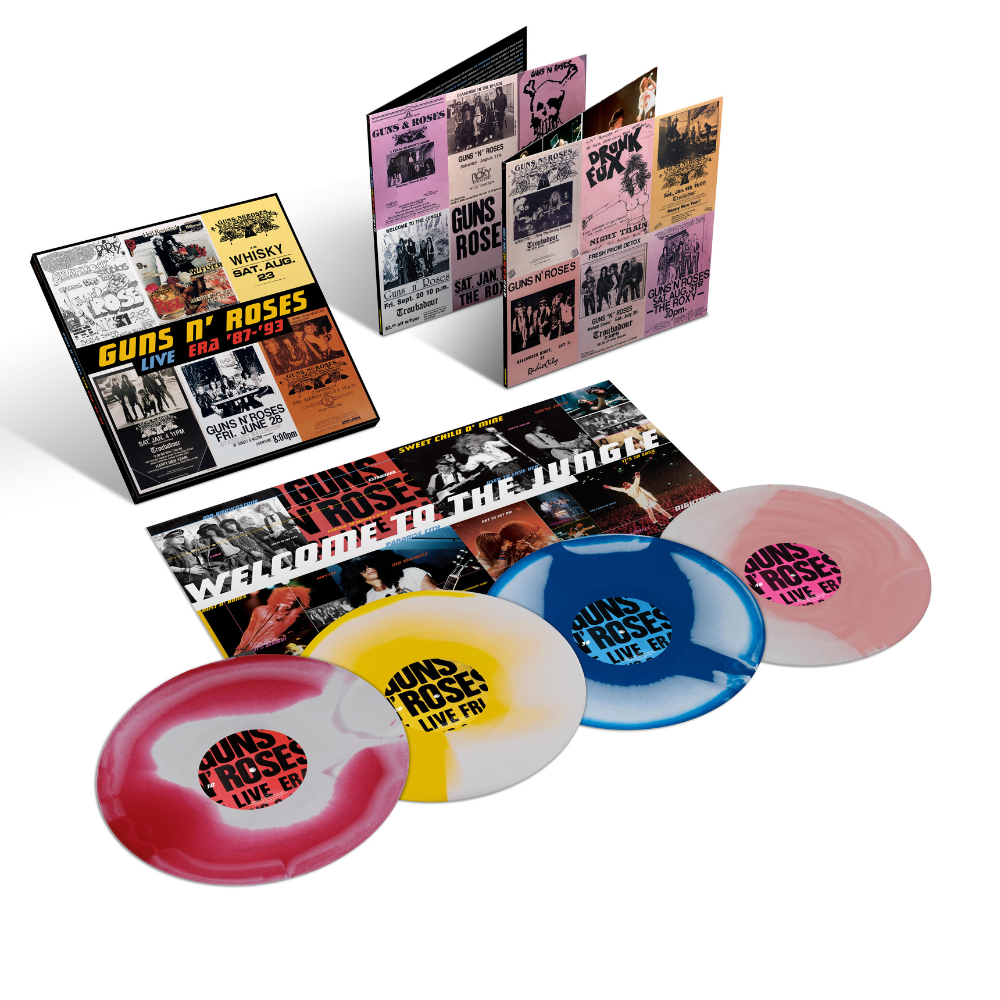 Guns N' Roses Live Era '87-'93限定カラーLP 角潰 Guns N' Roses - Live Era '87 - '93 - Vinilo (Edición Exclusiva