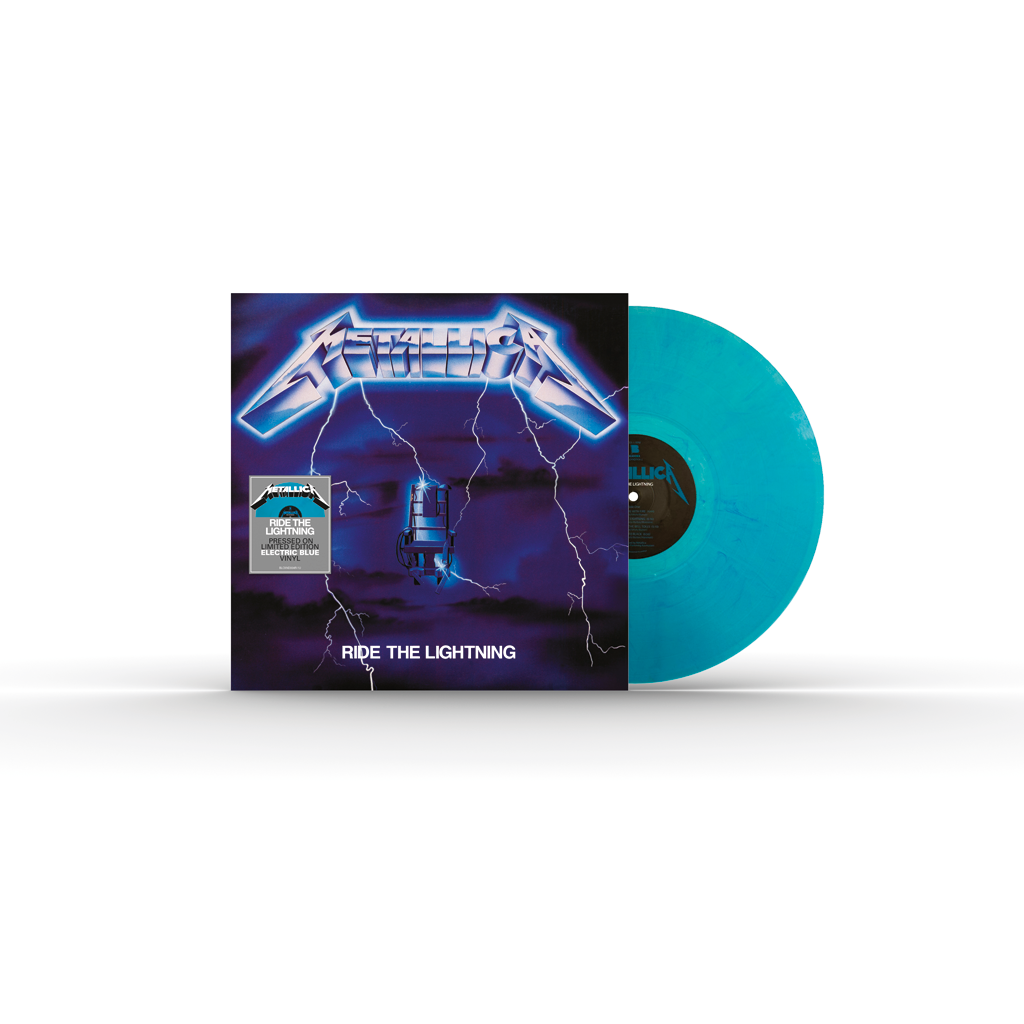 Metallica - Ride The Lightning- Vinilo (Color Electric Blue) –