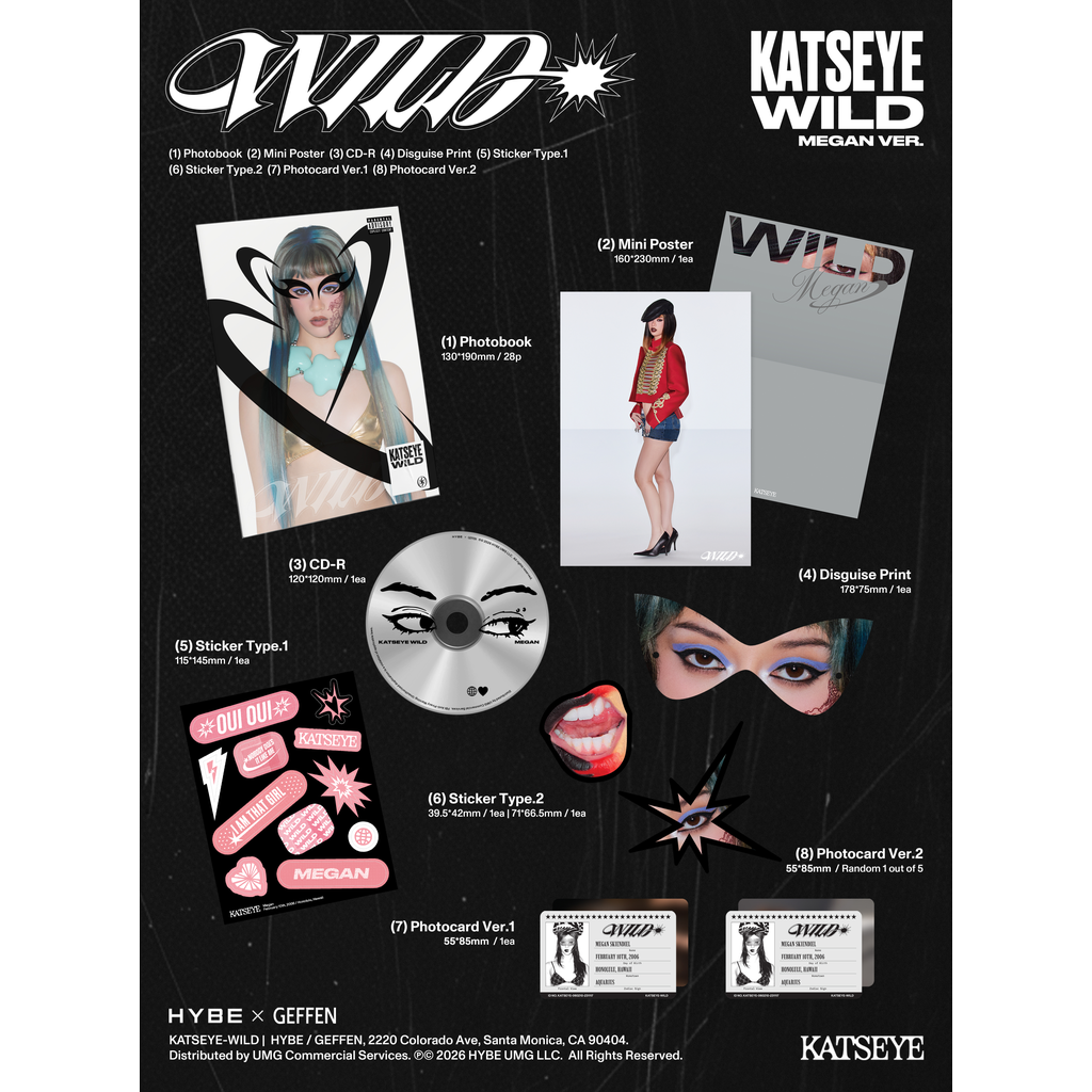 WILD (Megan ver.) - CD