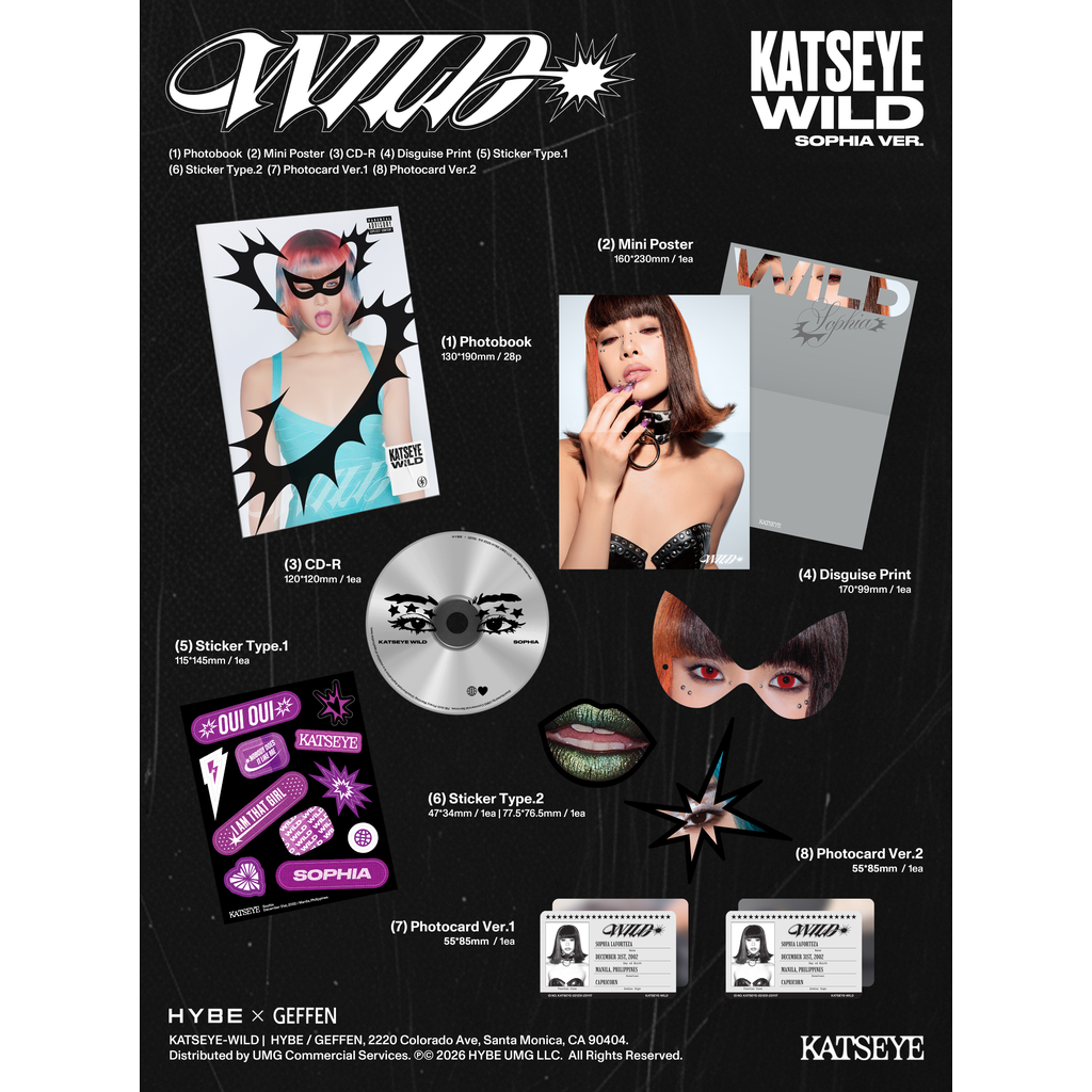WILD (Sophia ver.) - CD