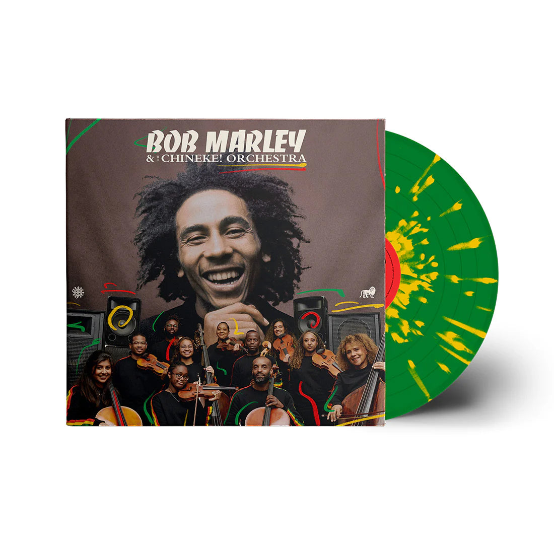 Bob Marley with the Chineke! Orchestra - Vinilo  (Efecto Splatter Color Amarillo y Verde)