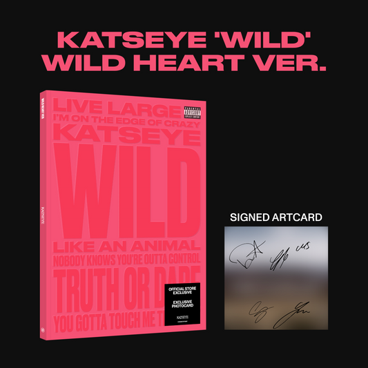 WILD (Wild Heart ver.) - CD (Edición Exclusiva) + Tarjeta Firmada