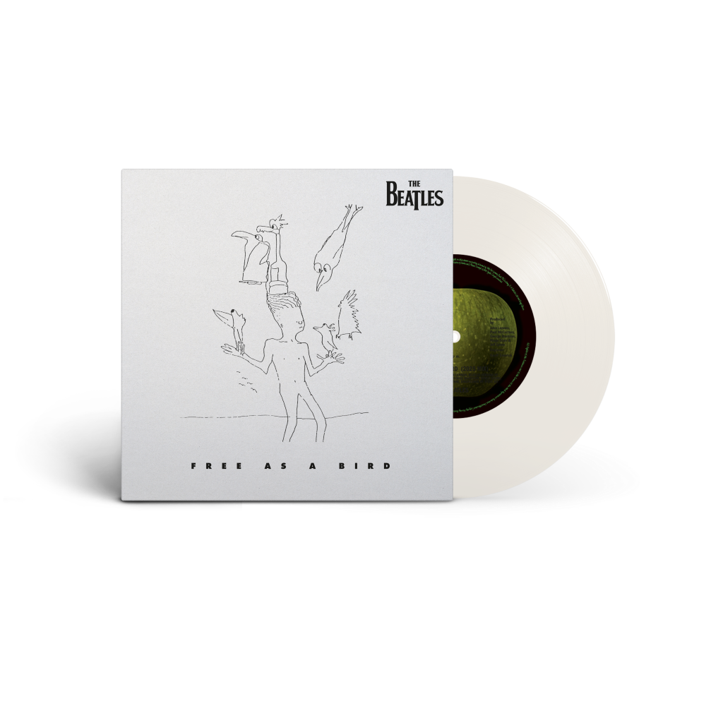 Free As A Bird / Real Love [2025 Mixes] - Vinilo 7" (Edición Exclusiva Color Blanco Translúcido)