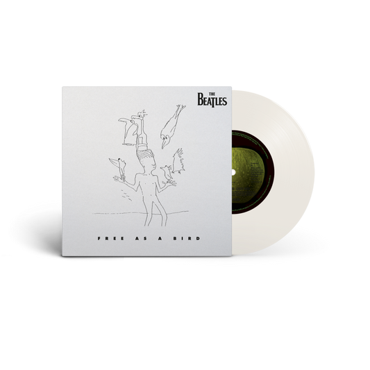 Free As A Bird / Real Love [2025 Mixes] - Vinilo 7" (Edición Exclusiva Color Blanco Translúcido)