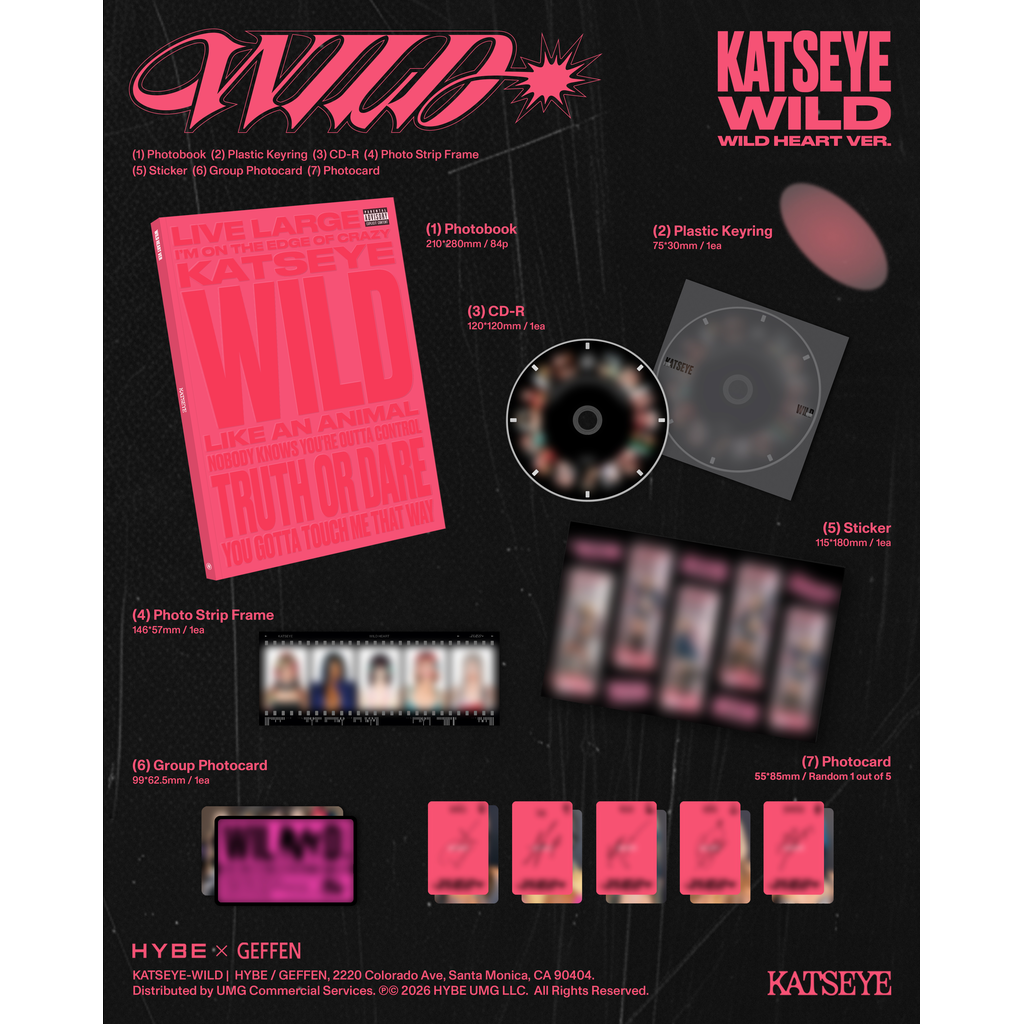 WILD (Wild Heart ver.) - CD + Tarjeta Firmada