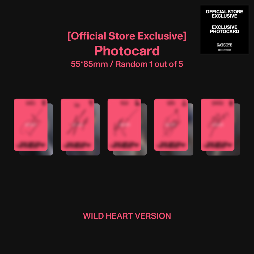 WILD (Wild Heart ver.) - CD (Edición Exclusiva) + Tarjeta Firmada