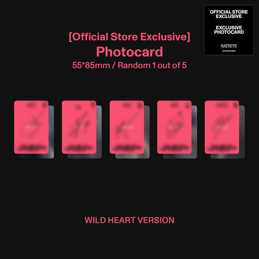 WILD (Wild Heart ver.) - CD (Edición Exclusiva) + Tarjeta Firmada