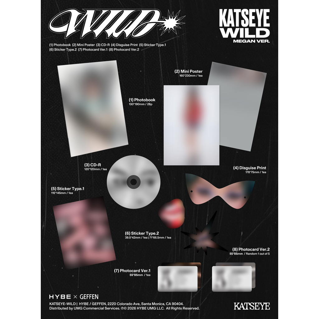 WILD (Megan ver.) - CD