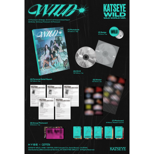 WILD (Wild World ver.) - CD + Tarjeta Firmada