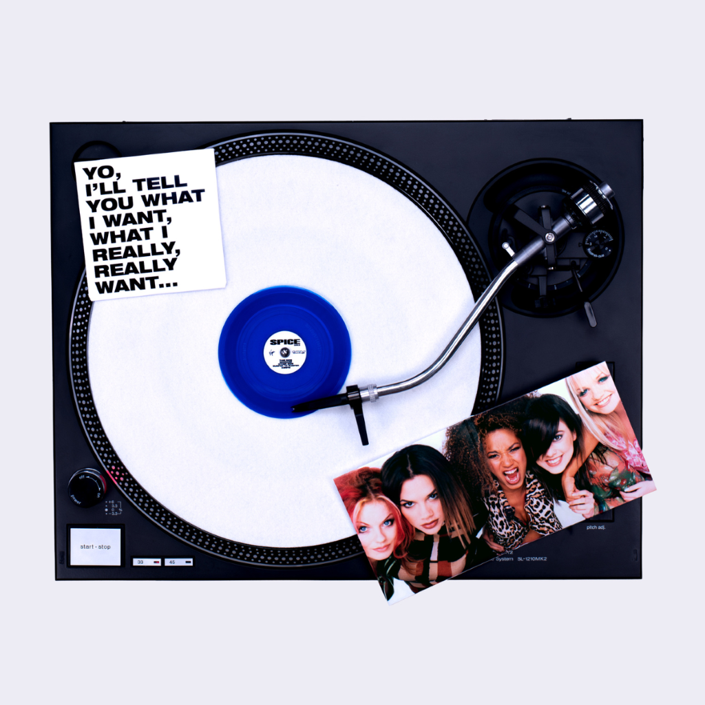 Wannabe - Vinilo 4" (Edición Exclusiva Color Azul Transparente)