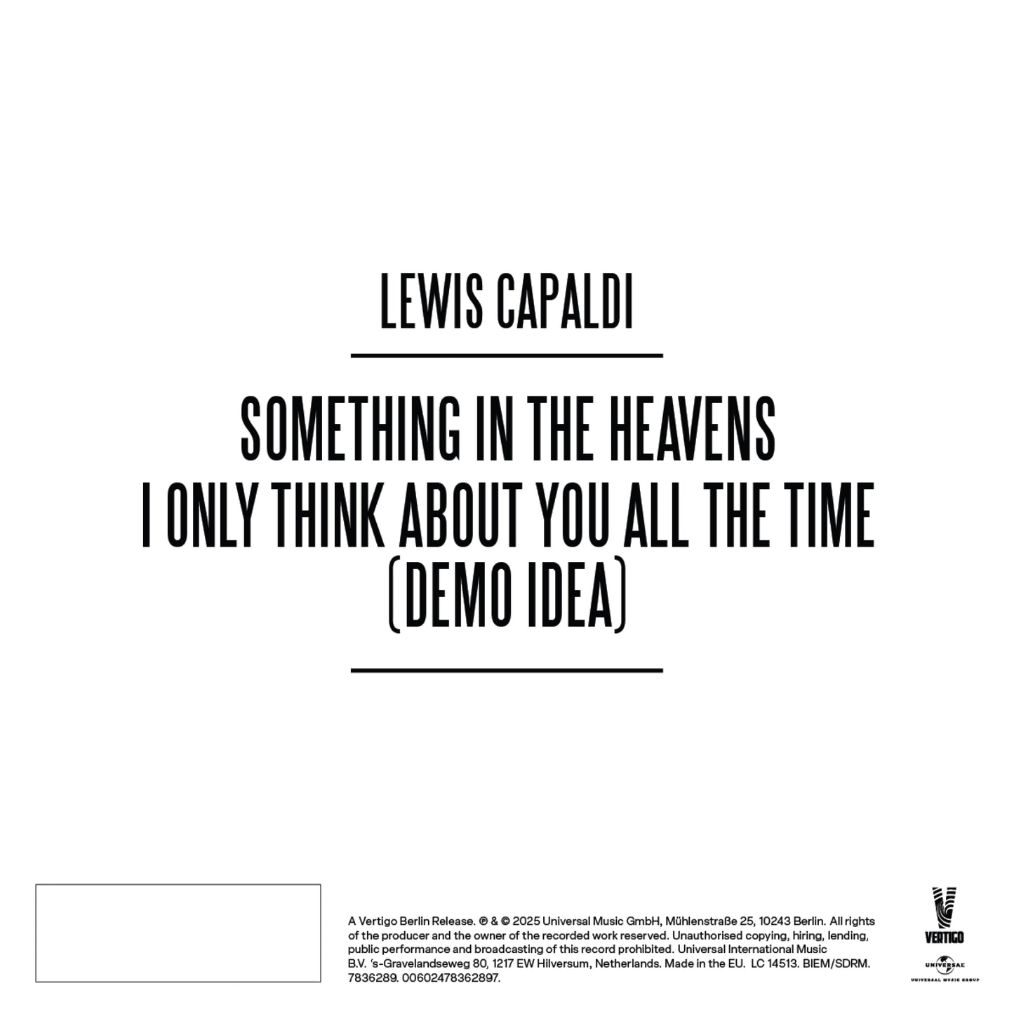 Something In The Heavens (Lyric Version) - CD (Edición Exclusiva)