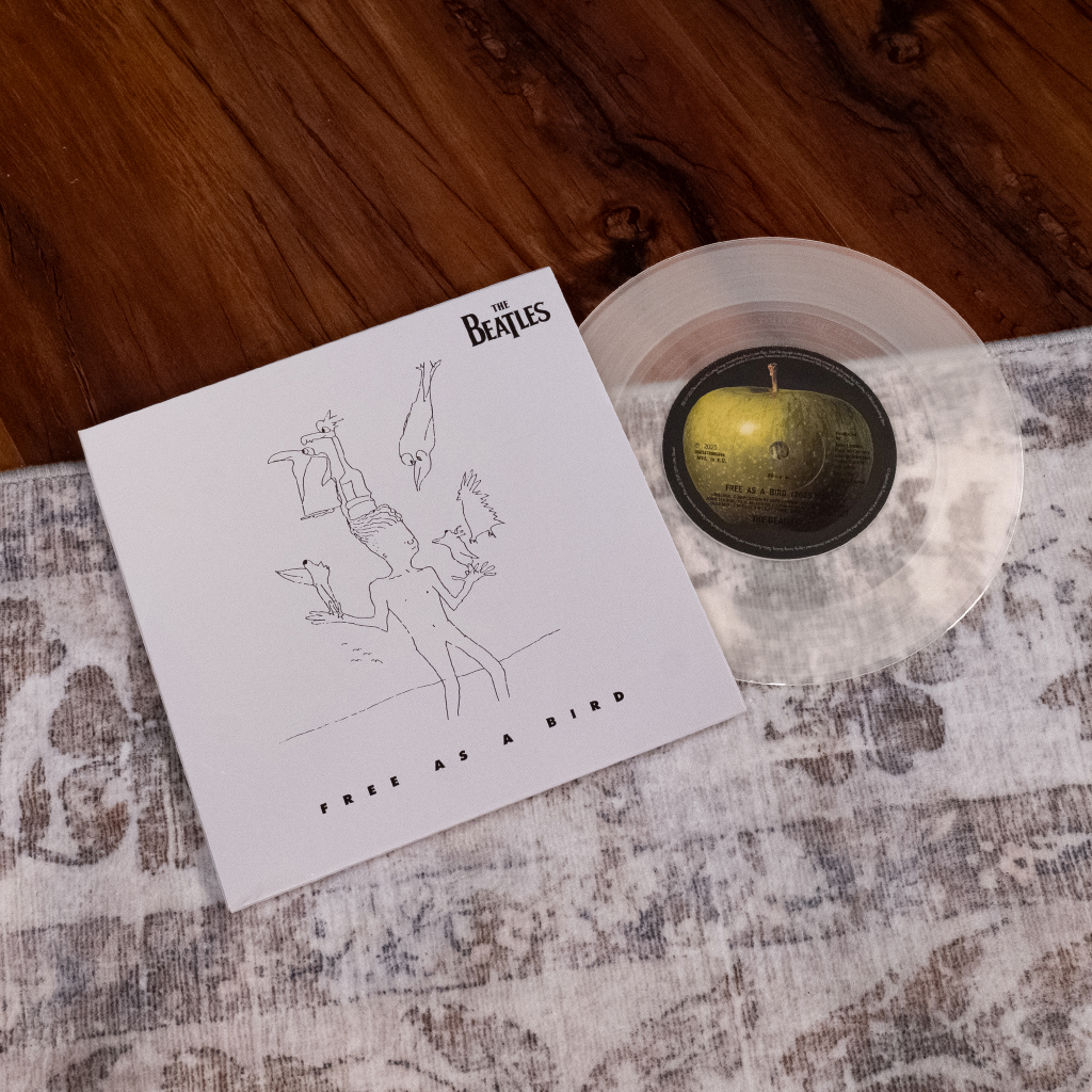 Free As A Bird / Real Love [2025 Mixes] - Vinilo 7" (Edición Exclusiva Color Blanco Translúcido)