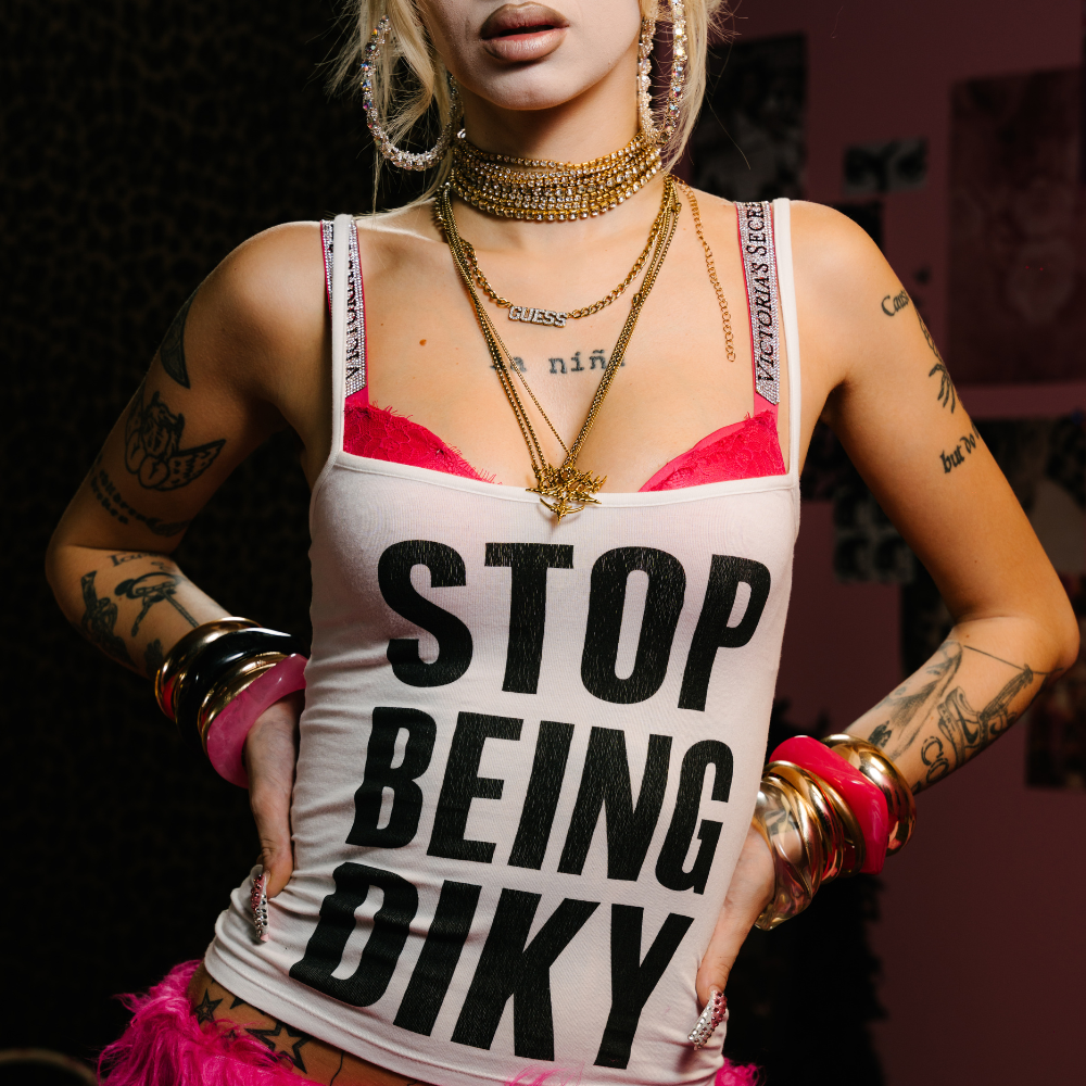 Tank top STOP BEING A DIKY