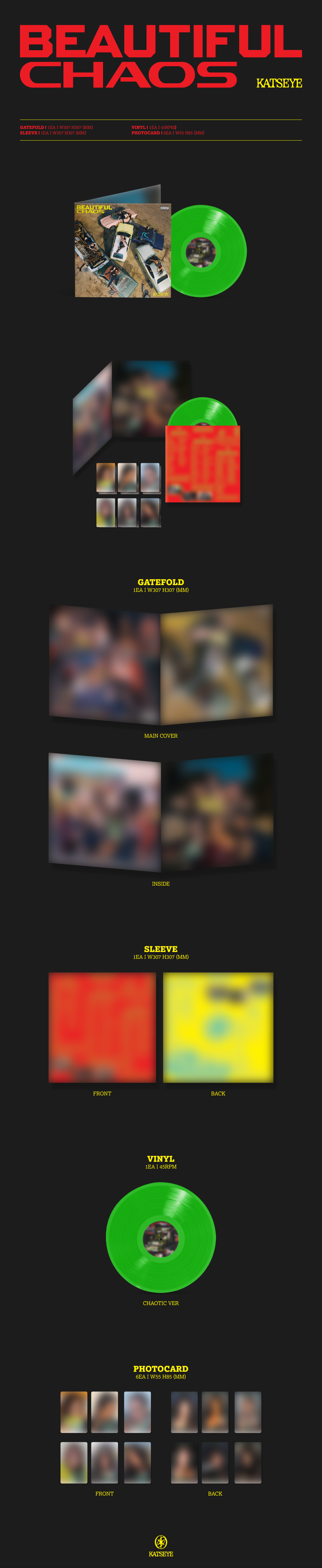 BEAUTIFUL CHAOS - Vinilo (Color Verde)