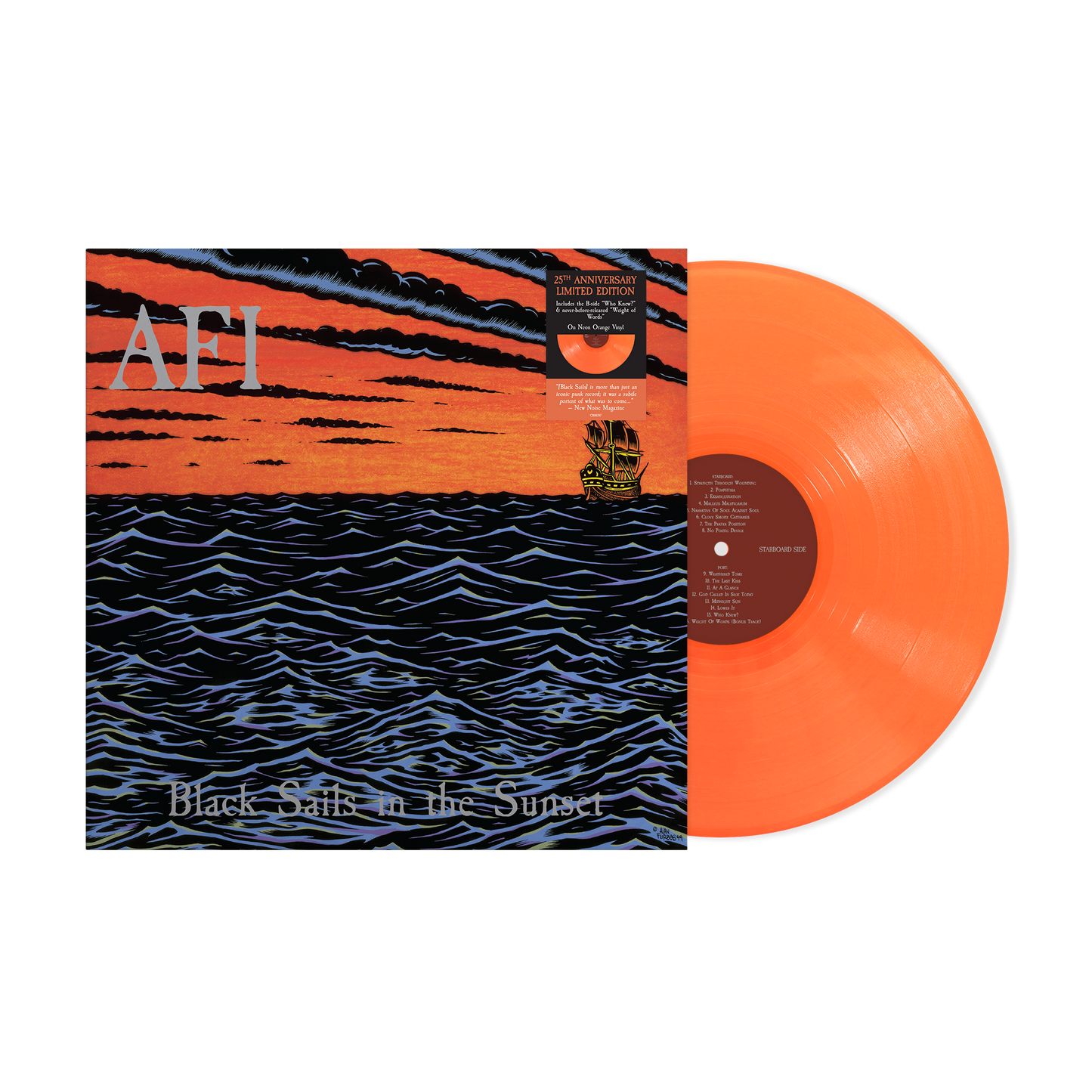Black Sails In The Sunset (25th Anniversary Edition) - Vinilo (Color Naranja)