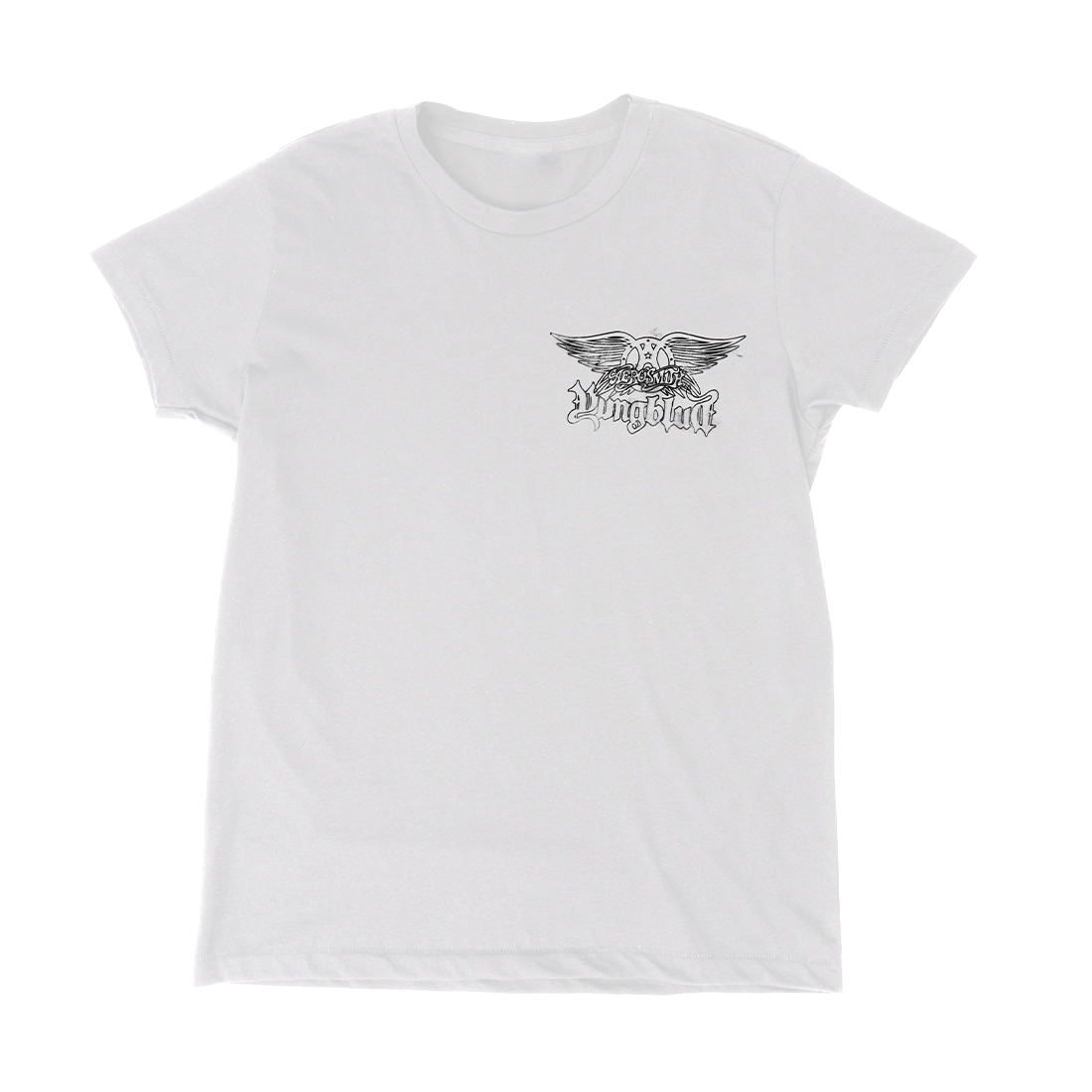 Aerosmith & YUNGBLUD - One More Time White T-Shirt