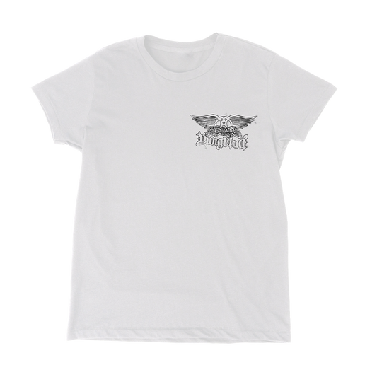 Aerosmith & YUNGBLUD - One More Time White T-Shirt