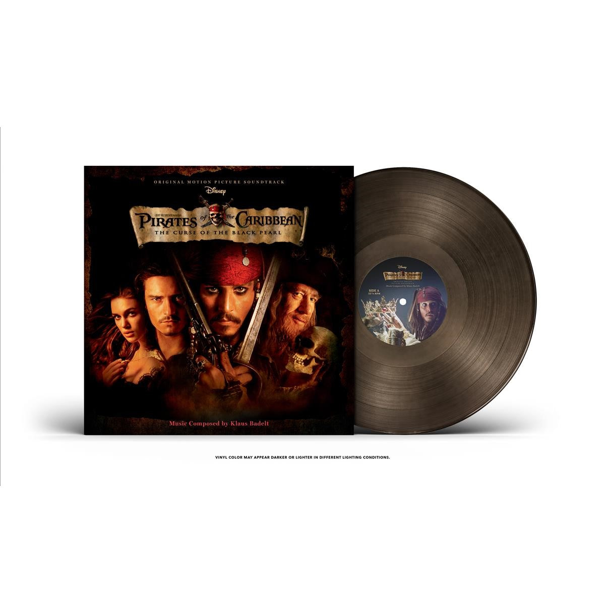 Pirates of the Caribbean: Curse of the Black Pearl - Vinilo (Color Translúcido Hielo Negro)