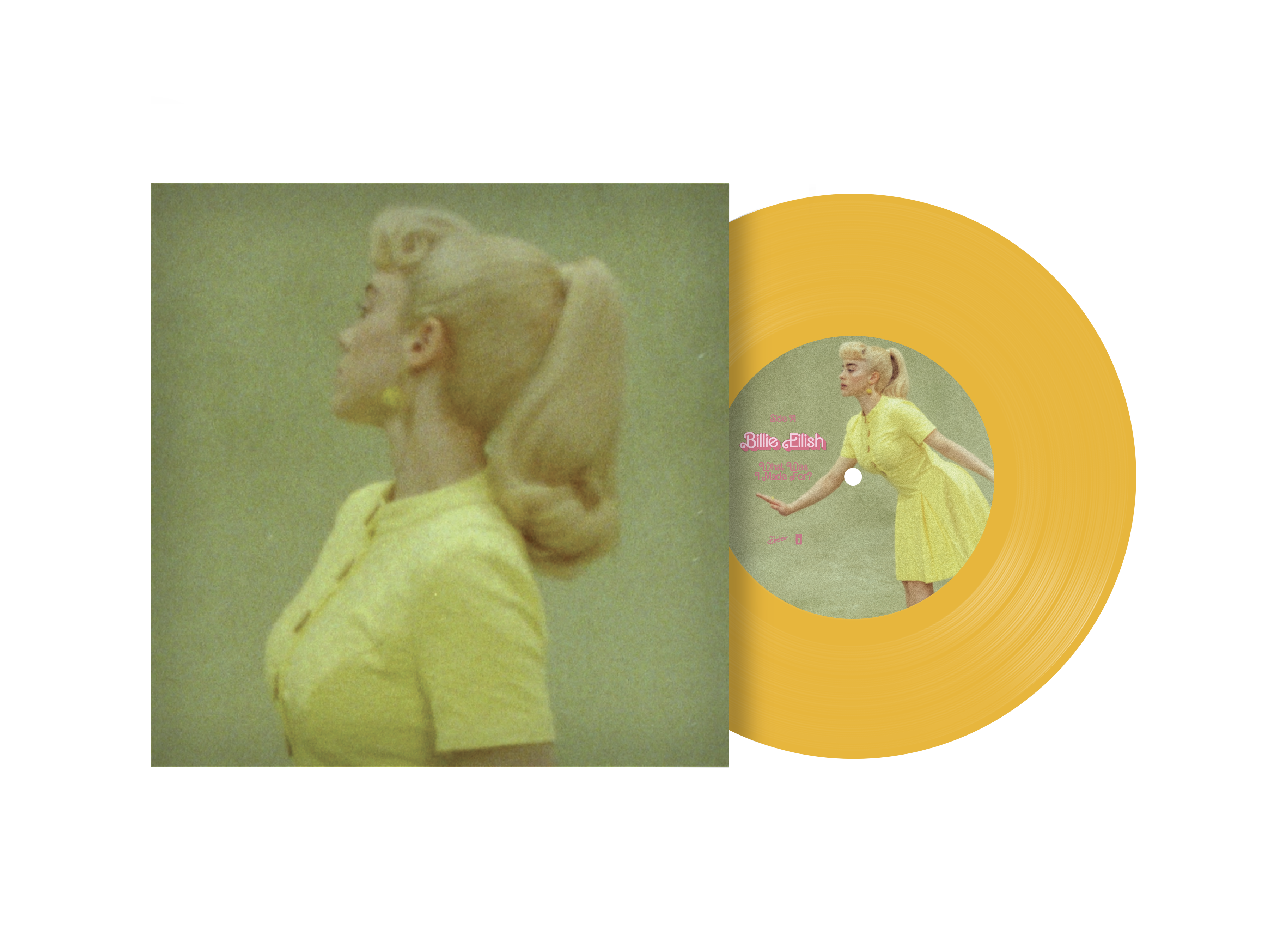 Billie Eilish - What Was I Made For? [From The Motion Picture “Barbie”] -  Vinilo (Edición Exclusiva 7 Color Amarillo) –