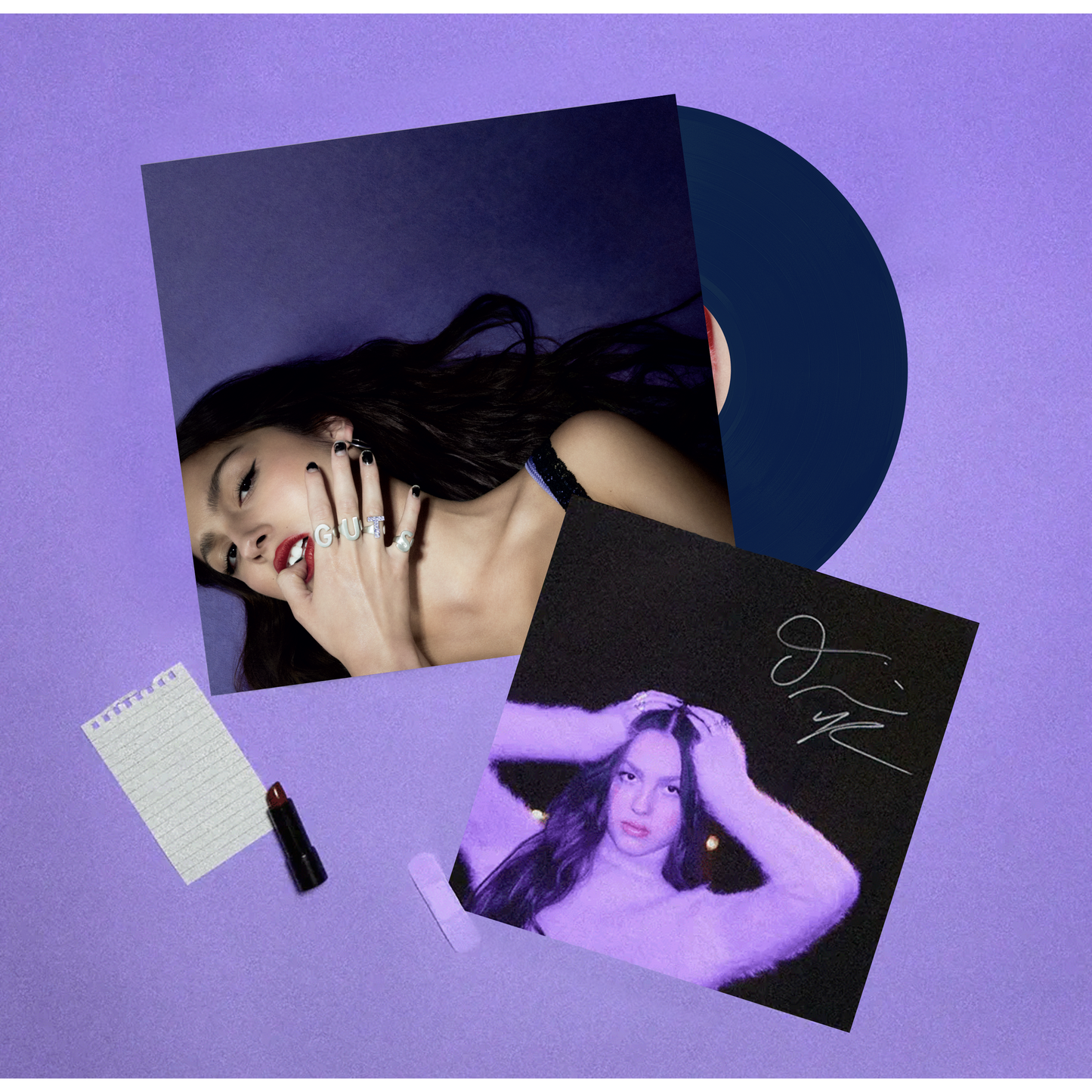 GUTS -  Edición Exclusiva y Limitada - Vinilo (Color Azul) (+ Lámina Firmada)