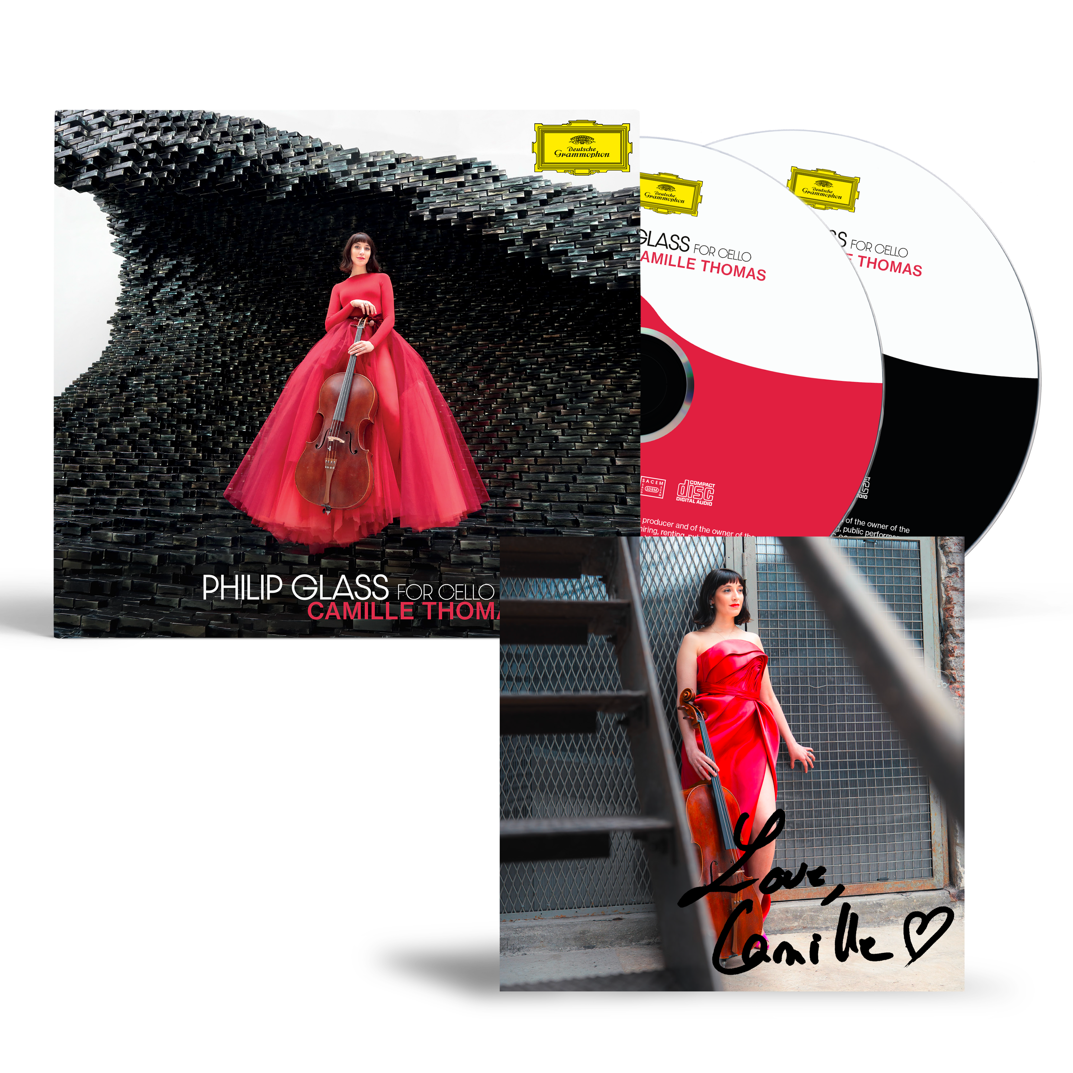 Philip Glass: For Cello - CD (2CD) + Tarjeta Firmada