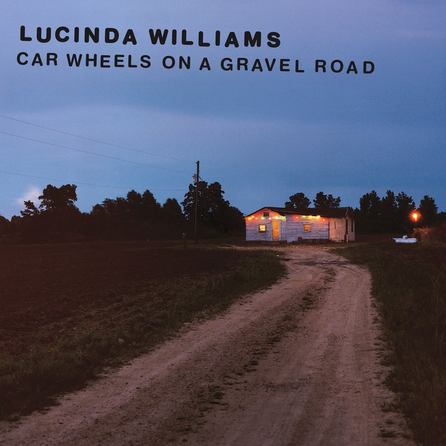 Car Wheels On A Gravel Road - Vinilo