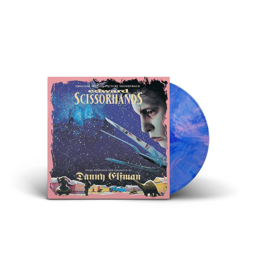 Edward Scissorhands - Vinilo (Edición Exclusiva Color Azul y Rosa Mezcla Espiral)