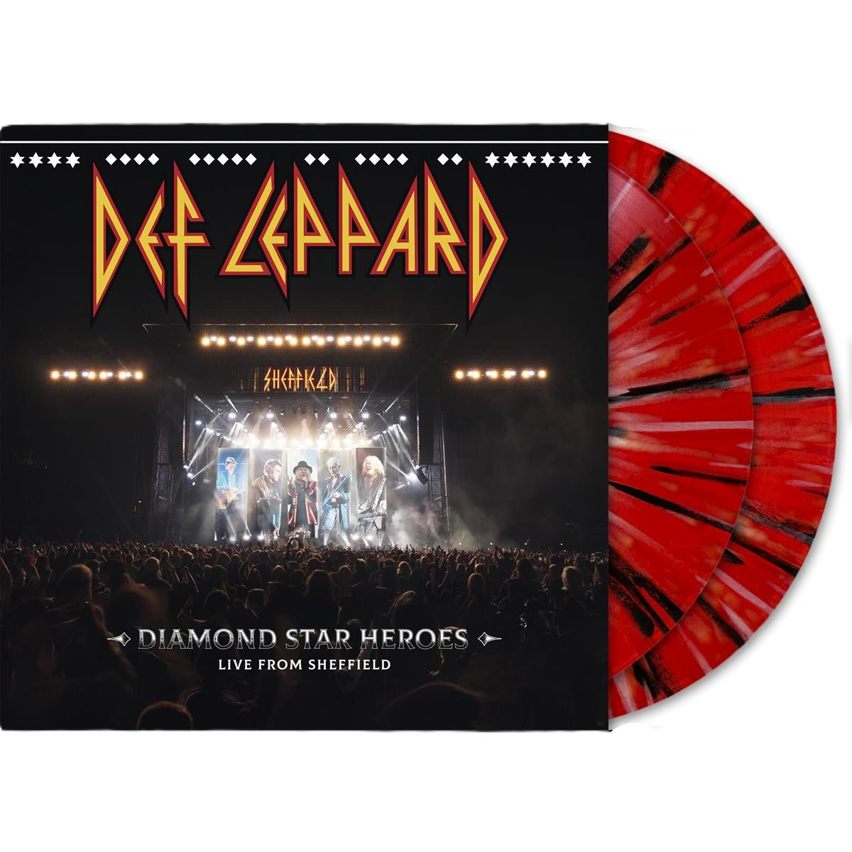 Diamond Star Heroes Live From Sheffield - Vinilo (Color Negro, Rojo y Blanco 2LP)