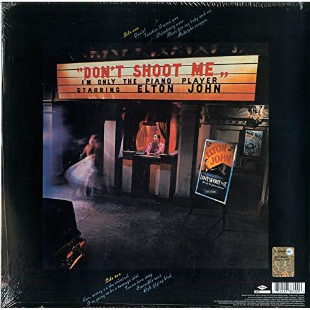 Don't Shoot Me I'm Only The Piano Player - Vinilo