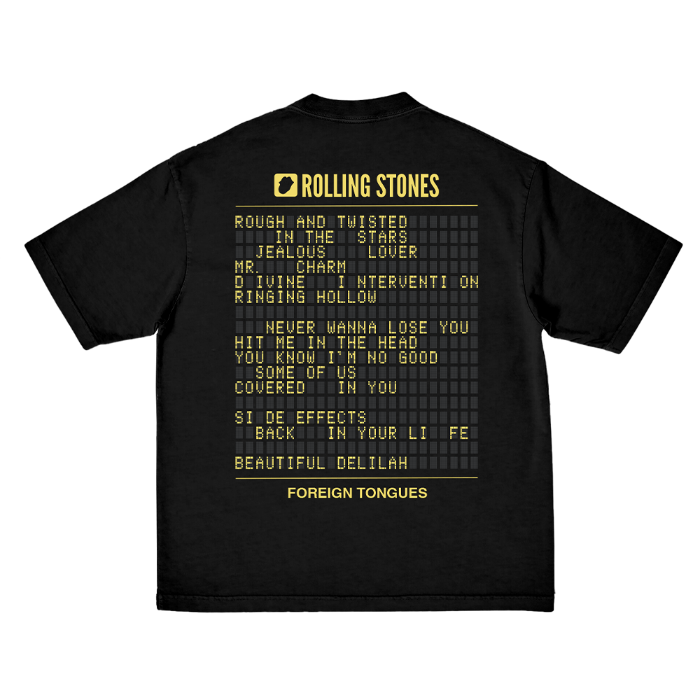 Foreign Tongues Tracklist Tee