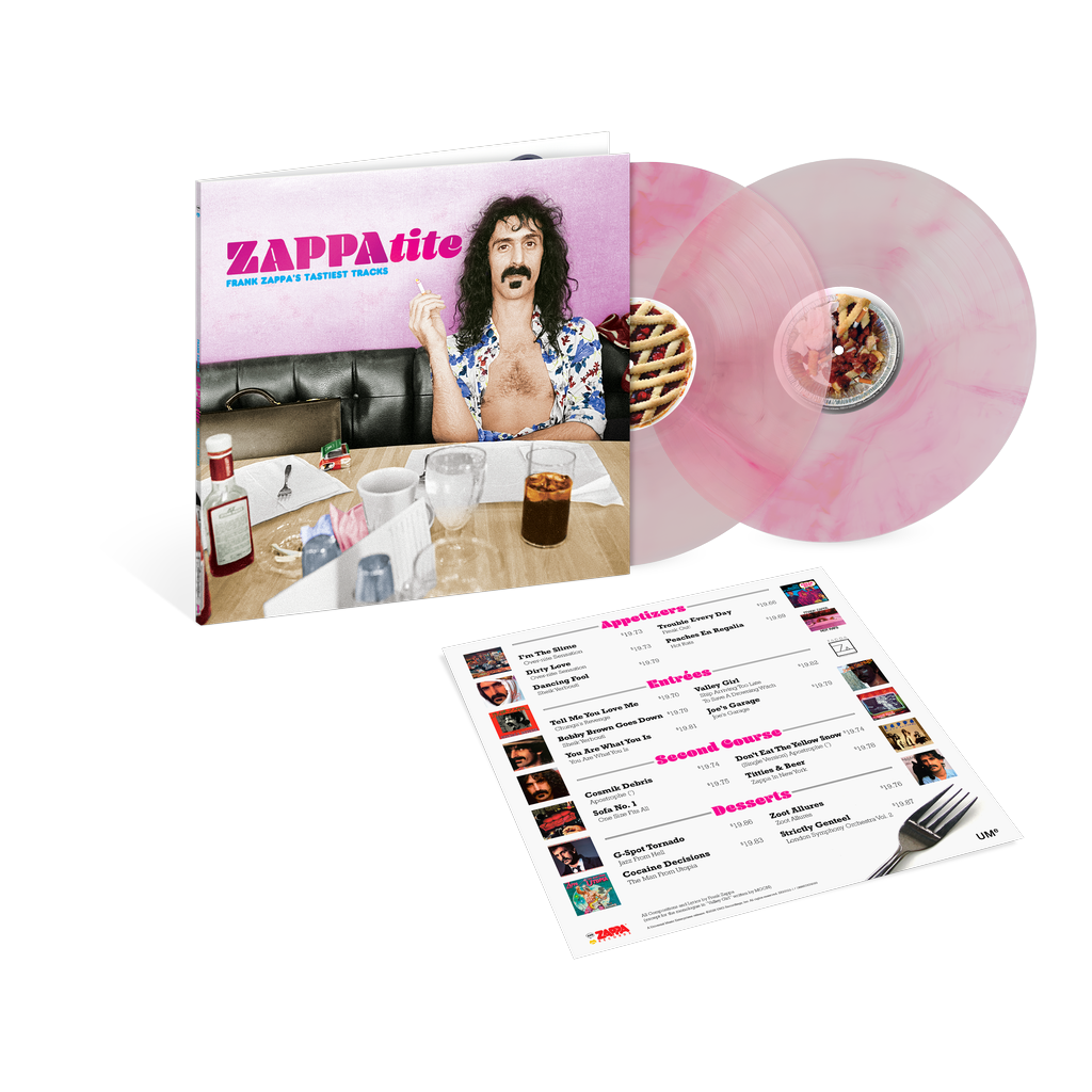 ZAPPAtite: Frank Zappa’s Tastiest Tracks - Vinilo (Edición Limitada Color Rosa Swirl 2LP)