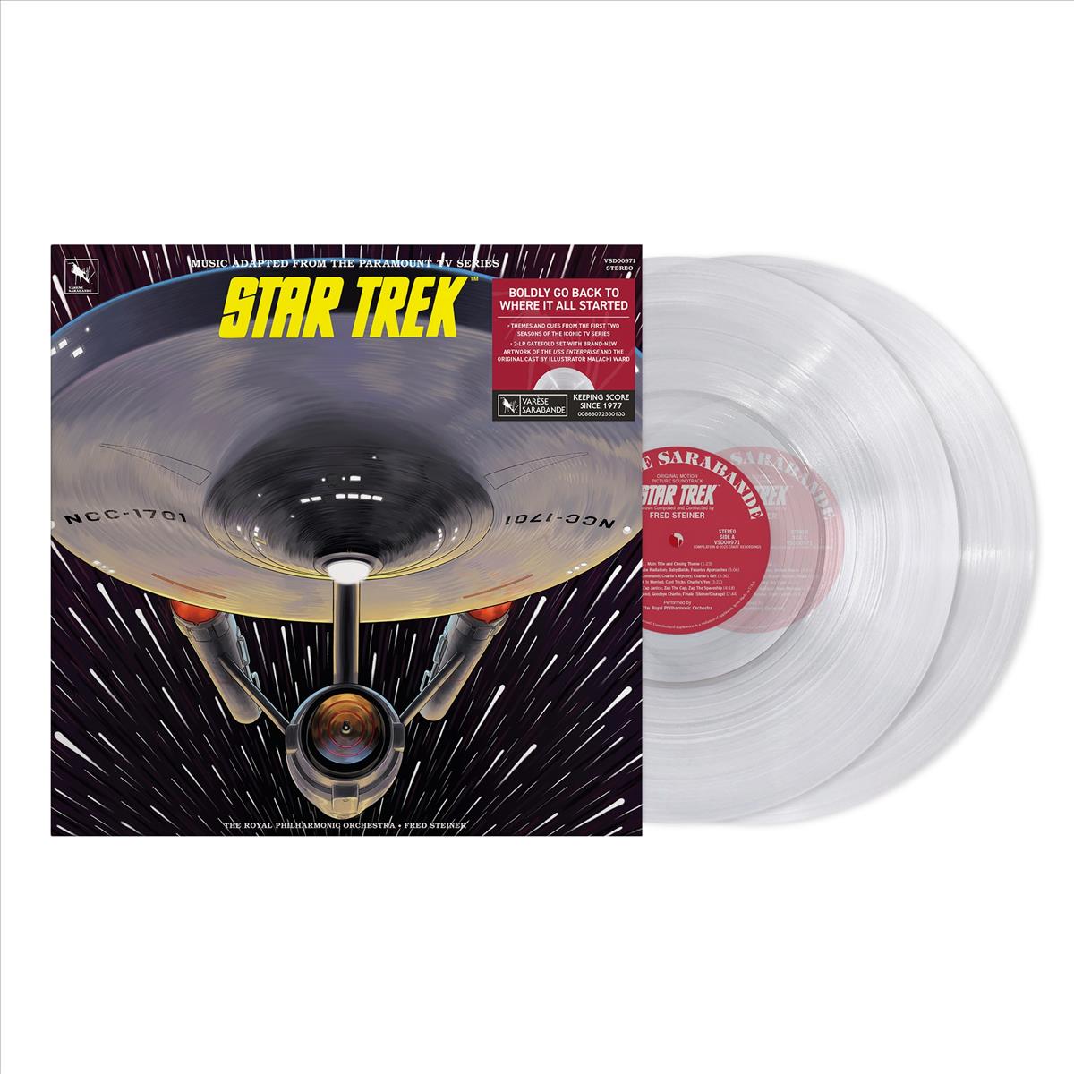 Star Trek: Music Adapted from the Paramount TV Series - Vinilo (Edición Limitada Color Translucido 2LP)