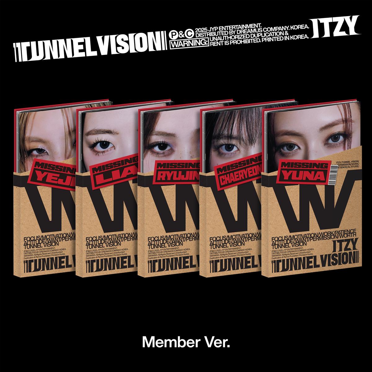 TUNNEL VISION (Member ver.) - CD