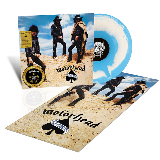 Ace of Spades  (50th Anniversary) - Vinilo (Color Azul y Blanco con Poster)