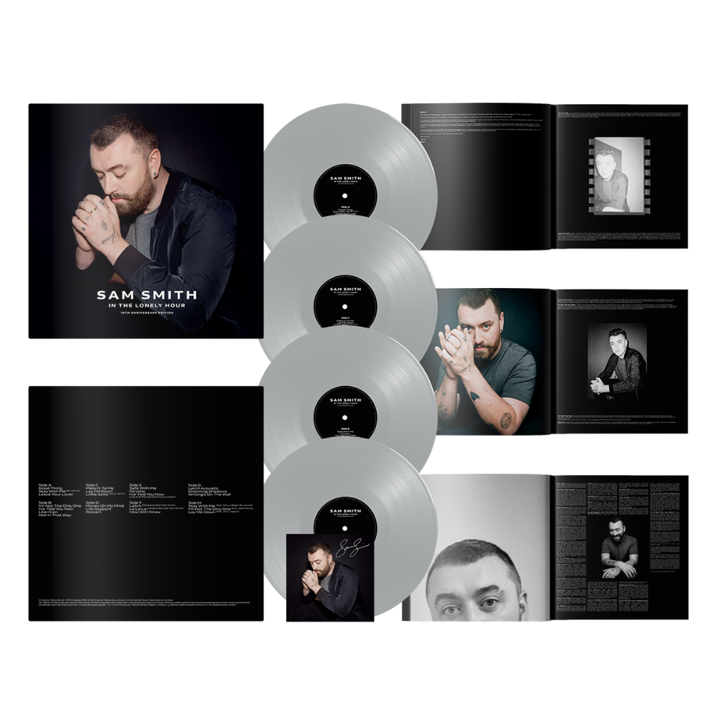 In The Lonely Hour (10th Anniversary) - Vinilo (Edición Limitada Exclusiva 4LP Color Gris) + Tarjeta Firmada