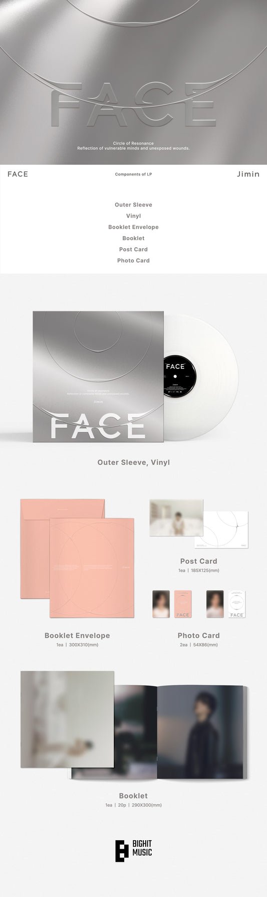 FACE - Vinilo (Color Blanco)