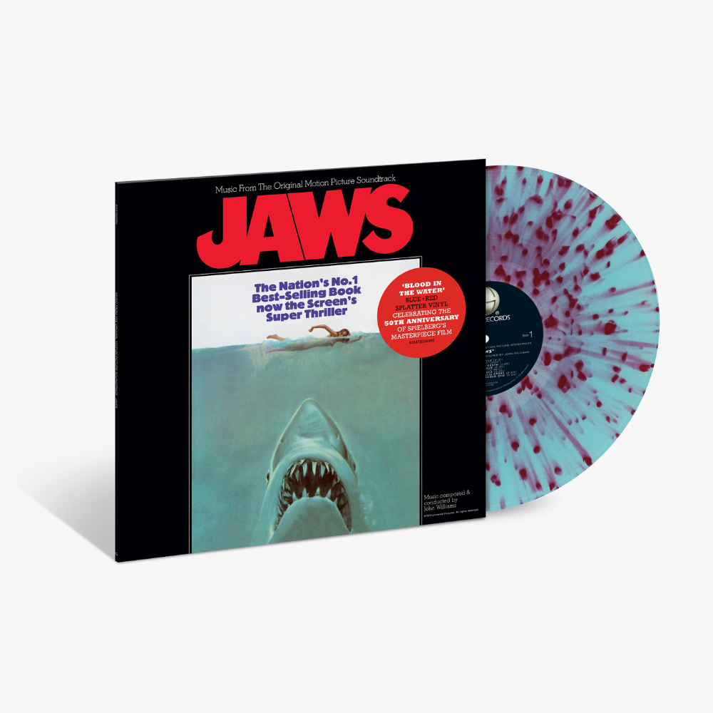 Jaws (Music From The Original Motion Picture Soundtrack) -  Vinilo (Edición Exclusiva "Blood in the Water" Color Azul y Rojo Splatter)