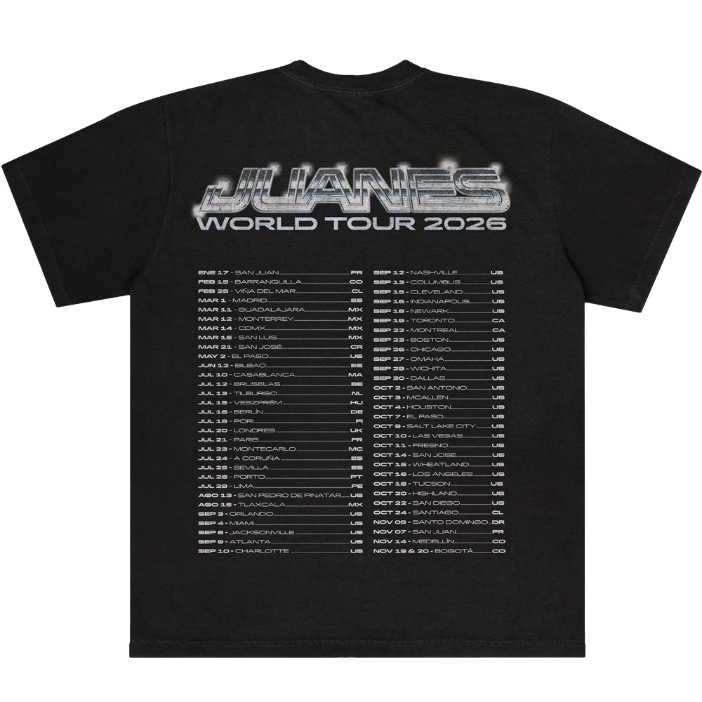 Camiseta Juanes World Tour 2026