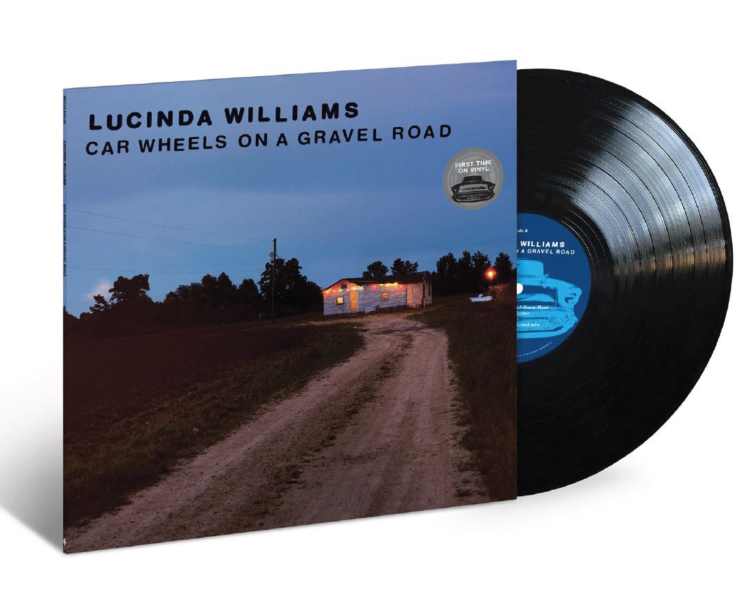 Car Wheels On A Gravel Road - Vinilo