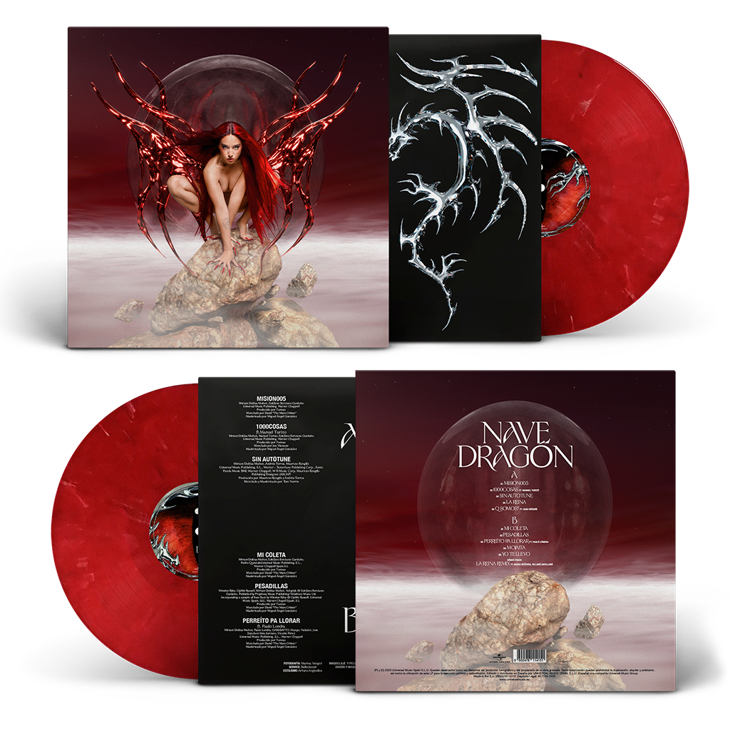 NAVE DRAGÓN - Vinilo (Color Rojo)