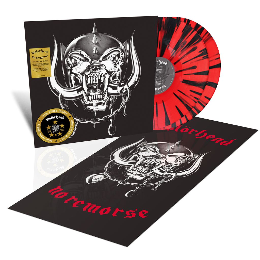 No Remorse (50th Anniversary Edition) - Vinilo (Color Rojo con Splatter Negro 2LP)