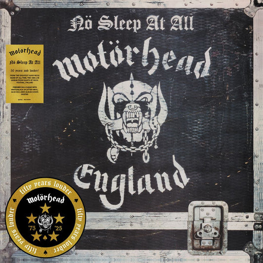 :  No Sleep At All  (50th Anniversary Edition) - Vinio (Color Transparente con splatter negro y blanco)