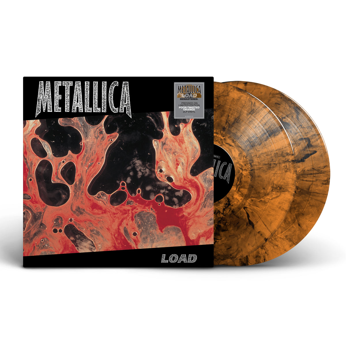 Metallica - Load (Remastered) - Vinilo (Color Poor Twisted Orange 2LP ...
