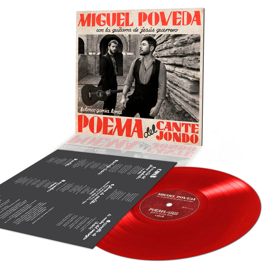Miguel Poveda con la guitarra de Jesús Guerrero – Poema del Cante Jondo - Vinilo (Color Rojo)