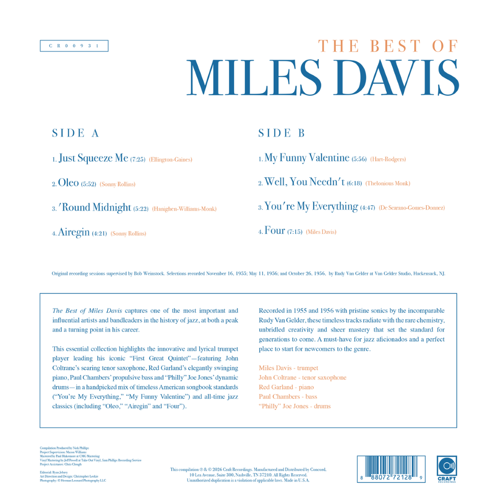 The Best Of Miles Davis - Vinilo