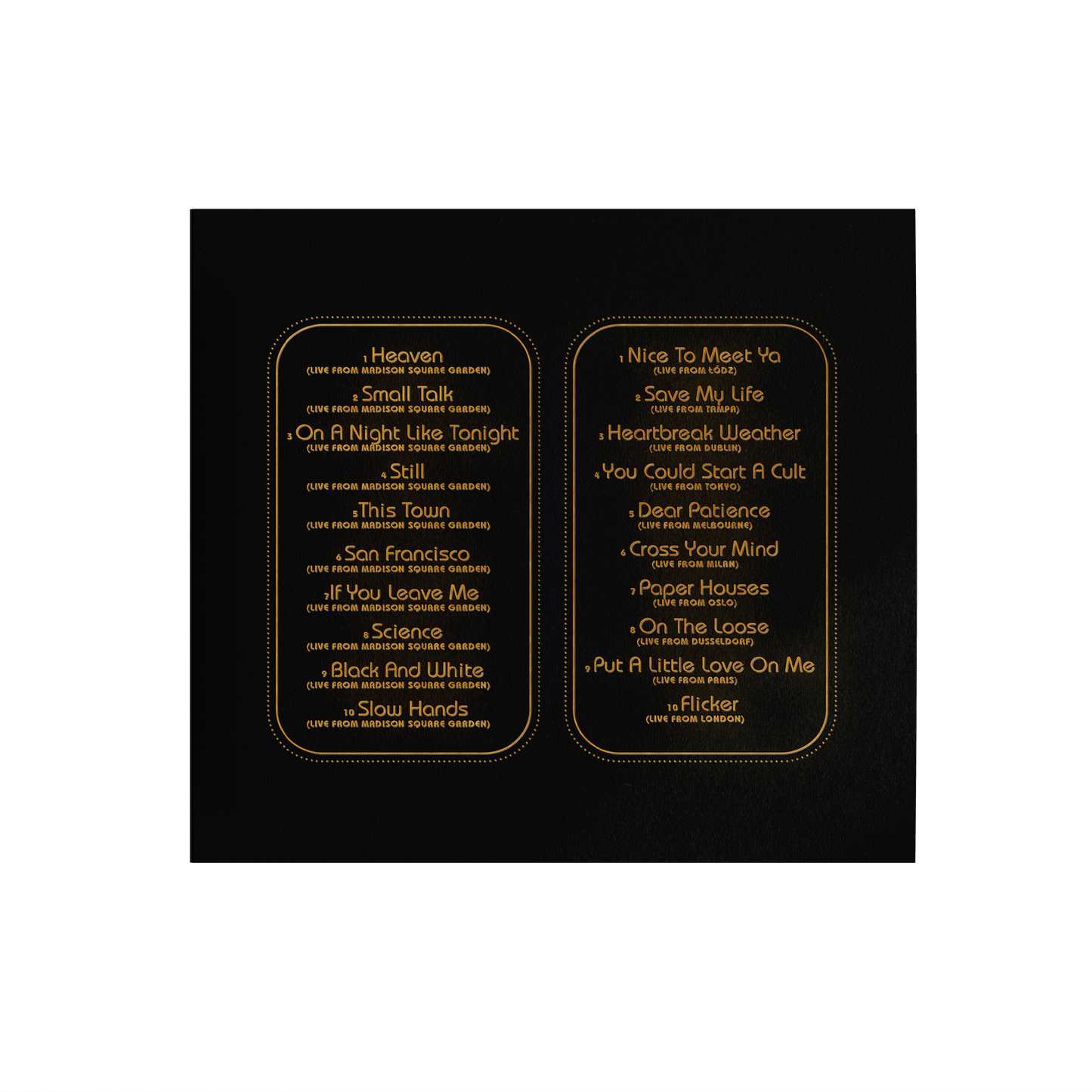 The Show: Live On Tour - CD