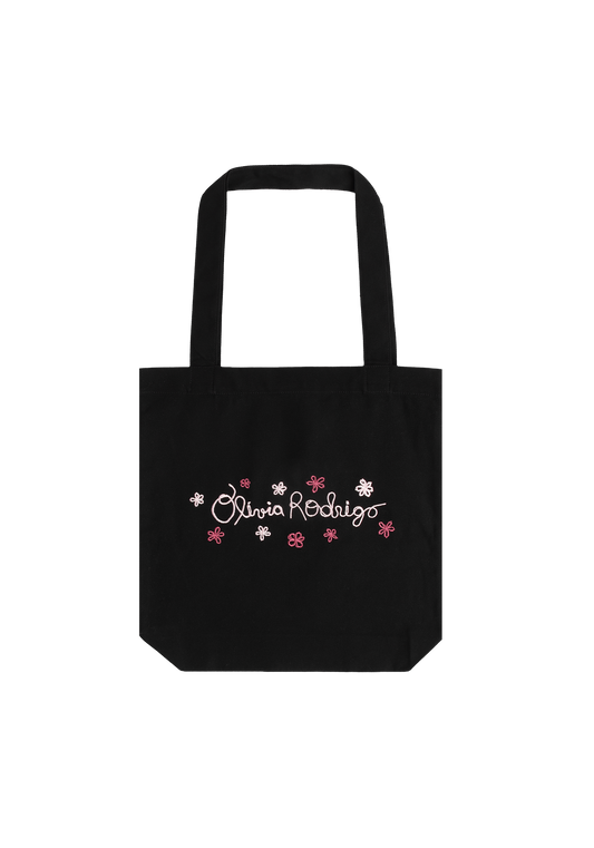 thread logo tote bag