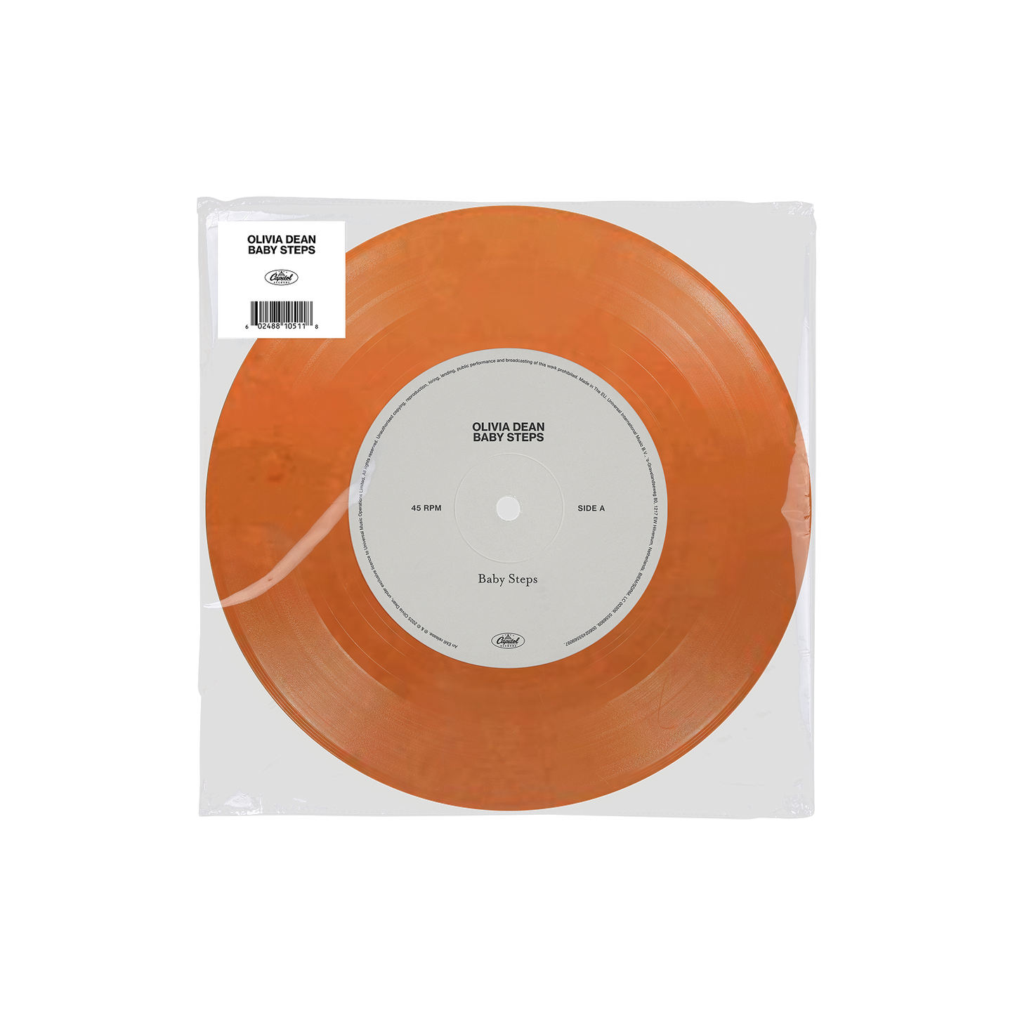 Baby Steps - Vinilo 7" (Edición Exclusiva Color Naranja)